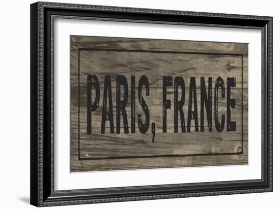 Destination Signs I Brown-Pela Studio-Framed Art Print