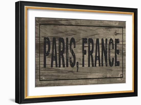 Destination Signs I Brown-Pela Studio-Framed Art Print