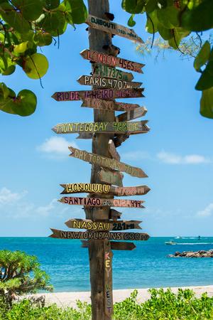 'Destination Signs - Key West - Florida' Photographic Print - Philippe ...
