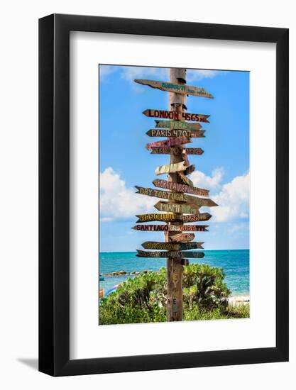 Destination Signs - Key West - Florida-Philippe Hugonnard-Framed Photographic Print