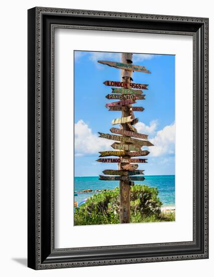 Destination Signs - Key West - Florida-Philippe Hugonnard-Framed Photographic Print