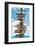 Destination Signs - Key West - Florida-Philippe Hugonnard-Framed Premium Photographic Print