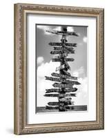 Destination Signs - Key West - Florida-Philippe Hugonnard-Framed Photographic Print