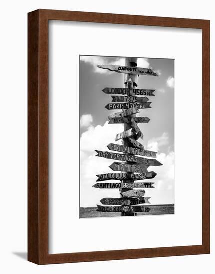 Destination Signs - Key West - Florida-Philippe Hugonnard-Framed Photographic Print