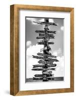 Destination Signs - Key West - Florida-Philippe Hugonnard-Framed Photographic Print