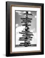 Destination Signs - Key West - Florida-Philippe Hugonnard-Framed Photographic Print