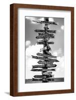 Destination Signs - Key West - Florida-Philippe Hugonnard-Framed Photographic Print