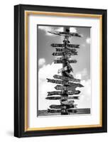 Destination Signs - Key West - Florida-Philippe Hugonnard-Framed Photographic Print