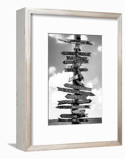 Destination Signs - Key West - Florida-Philippe Hugonnard-Framed Photographic Print