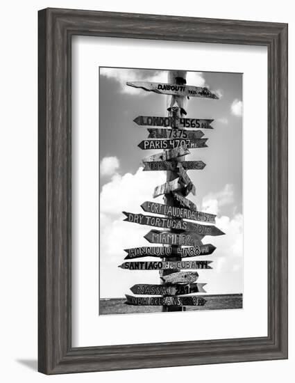 Destination Signs - Key West - Florida-Philippe Hugonnard-Framed Premium Photographic Print