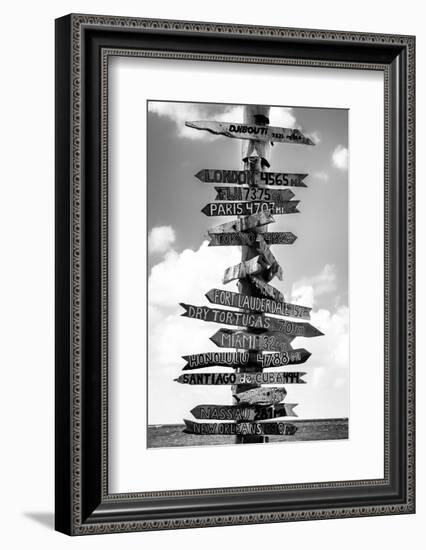 Destination Signs - Key West - Florida-Philippe Hugonnard-Framed Premium Photographic Print