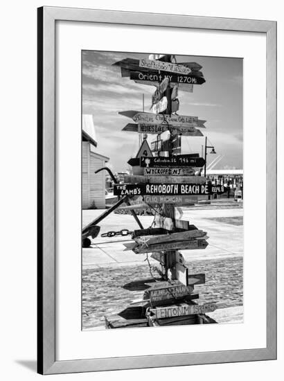 Destination Signs - Key West - Florida-Philippe Hugonnard-Framed Photographic Print