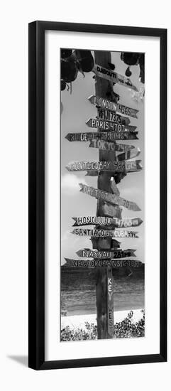 Destination Signs - Key West - Florida-Philippe Hugonnard-Framed Photographic Print