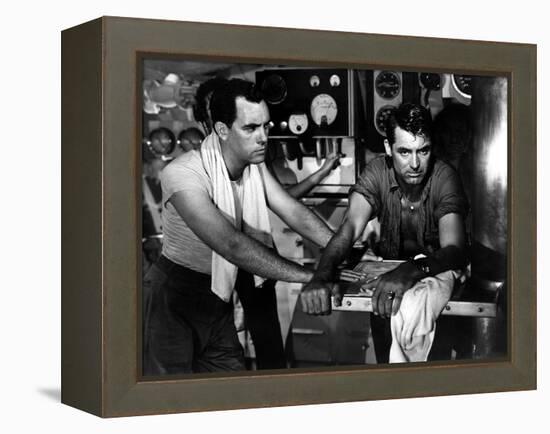 Destination Tokyo, Cary Grant, 1943-null-Framed Stretched Canvas