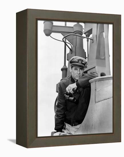 Destination Tokyo, Cary Grant, 1943-null-Framed Stretched Canvas