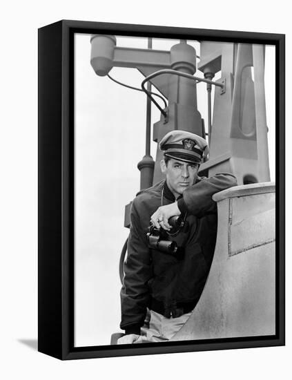 Destination Tokyo, Cary Grant, 1943-null-Framed Stretched Canvas