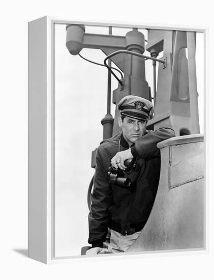 Destination Tokyo, Cary Grant, 1943-null-Framed Stretched Canvas