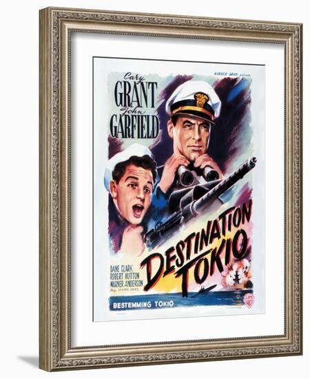 Destination Tokyo - Movie Poster Reproduction-null-Framed Photo