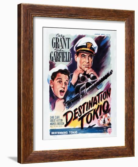 Destination Tokyo - Movie Poster Reproduction-null-Framed Photo