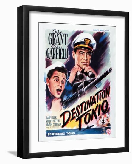 Destination Tokyo - Movie Poster Reproduction-null-Framed Photo