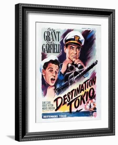 Destination Tokyo - Movie Poster Reproduction-null-Framed Photo