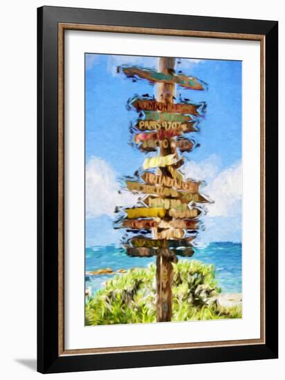 Destinations II - In the Style of Oil Painting-Philippe Hugonnard-Framed Giclee Print