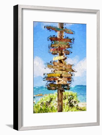 Destinations II - In the Style of Oil Painting-Philippe Hugonnard-Framed Giclee Print