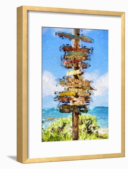 Destinations II - In the Style of Oil Painting-Philippe Hugonnard-Framed Giclee Print