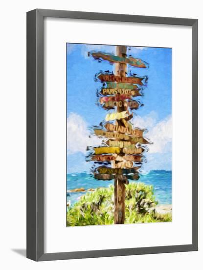 Destinations II - In the Style of Oil Painting-Philippe Hugonnard-Framed Giclee Print