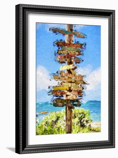 Destinations II - In the Style of Oil Painting-Philippe Hugonnard-Framed Giclee Print