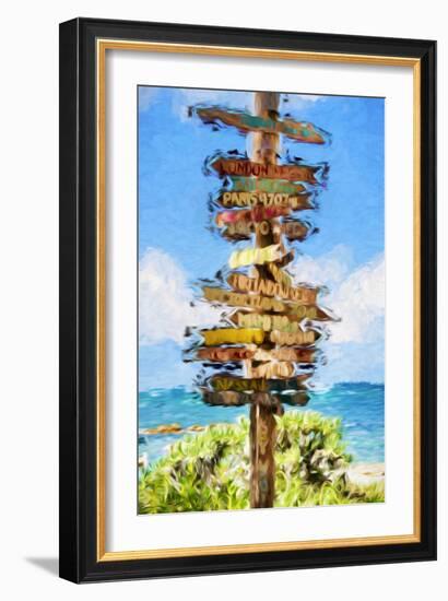 Destinations II - In the Style of Oil Painting-Philippe Hugonnard-Framed Giclee Print