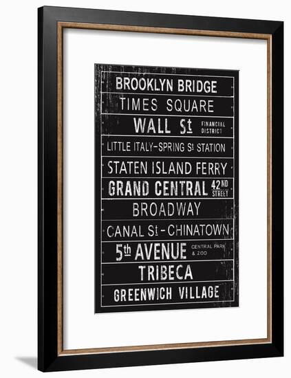 Destinations III-Maria Mendez-Framed Art Print