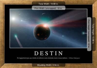 Destinee Citation Et Affiche D Inspiration Et Motivation Photographic Print Art Com