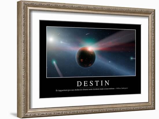 Destinée: Citation Et Affiche D'Inspiration Et Motivation-null-Framed Photographic Print