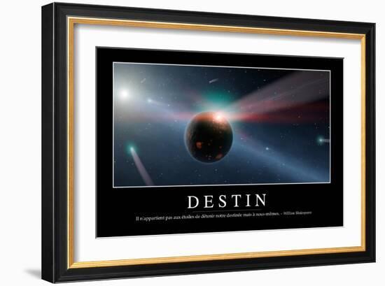 Destinée: Citation Et Affiche D'Inspiration Et Motivation-null-Framed Photographic Print