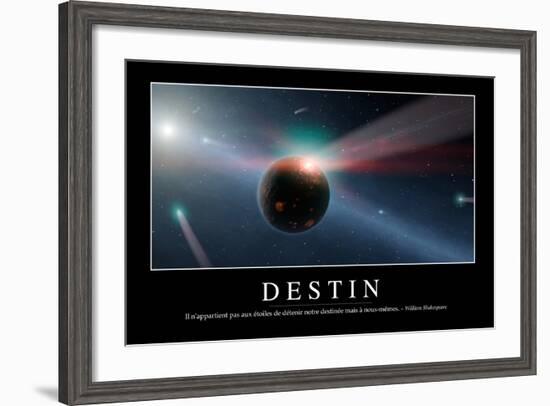 Destinée: Citation Et Affiche D'Inspiration Et Motivation-null-Framed Photographic Print