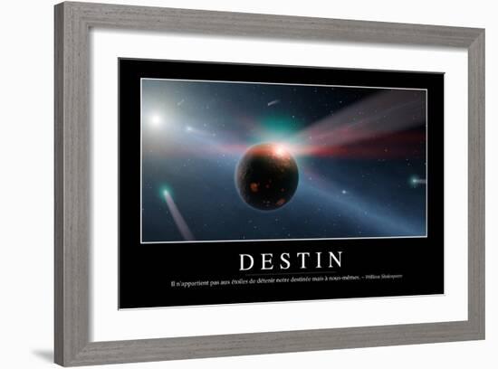 Destinée: Citation Et Affiche D'Inspiration Et Motivation-null-Framed Photographic Print