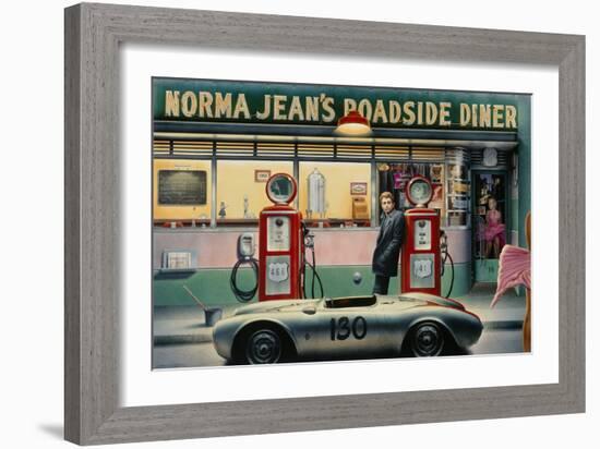 Destiny Highway Calendar Girl-Chris Consani-Framed Art Print