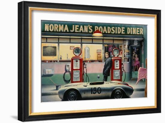 Destiny Highway Calendar Girl-Chris Consani-Framed Art Print