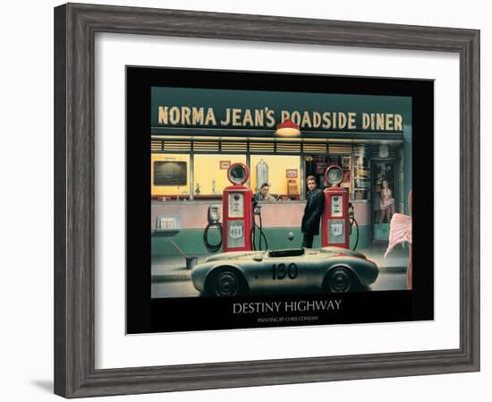 Destiny Highway-Chris Consani-Framed Art Print