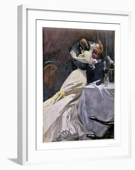 Destroy What You Like in Your Passion Except for My Dress-Ferdinand Van Reznicek-Framed Giclee Print