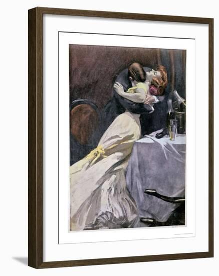 Destroy What You Like in Your Passion Except for My Dress-Ferdinand Van Reznicek-Framed Giclee Print
