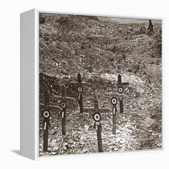 Destroyed battery, Fort Vaux, northern France, c1914-c1918-Unknown-Framed Stretched Canvas