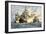 Destruction of John Smith of Jamestown's Ship (1580-1631) by the Spaniards Ending His Voyage to New-null-Framed Giclee Print