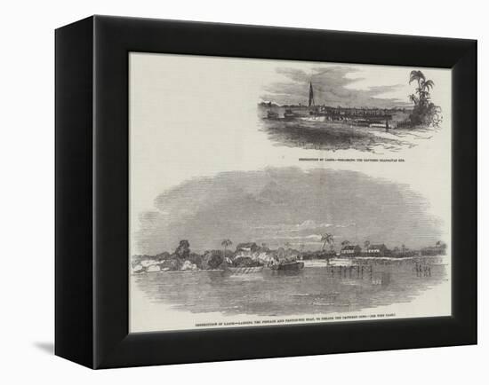 Destruction of Lagos-null-Framed Premier Image Canvas