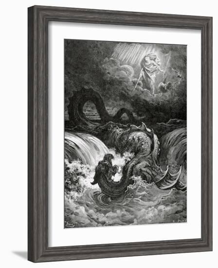 Destruction of Leviathan, 1865-null-Framed Giclee Print