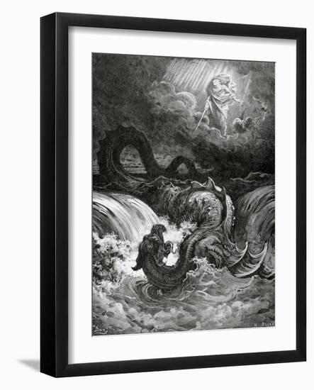 Destruction of Leviathan, 1865-null-Framed Giclee Print