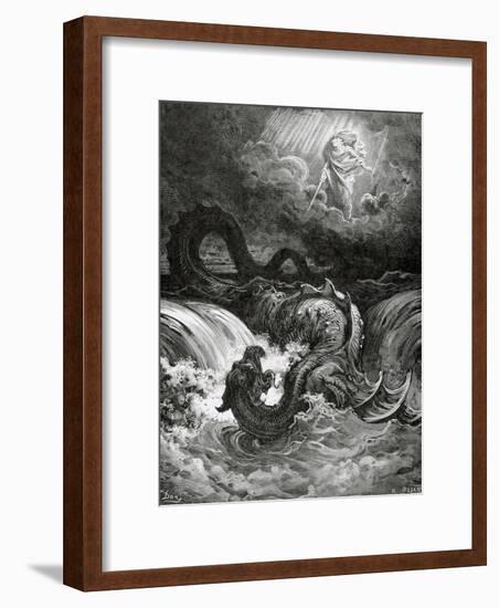 Destruction of Leviathan, 1865-null-Framed Giclee Print