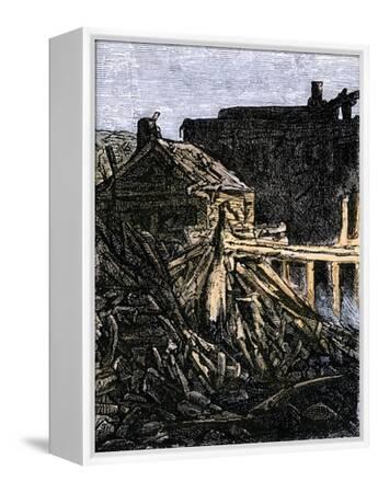 絵画 Earthquake San Francisco Earthquake and Fire Print, 1906. Art Prints