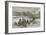 'Destruction of Retreating Russians at Satschan Lake', 1805, (1896)-Unknown-Framed Giclee Print